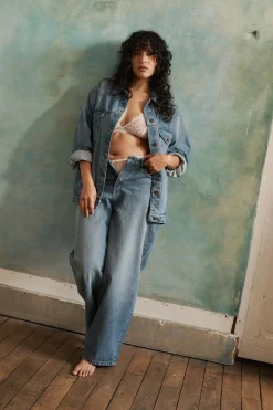 Jean loose À travers les saisons bleach