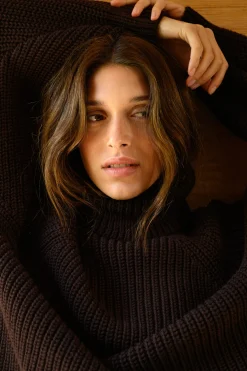 Pull col roulé L'été s'en est allé