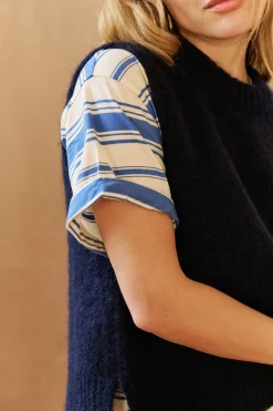 Pull sans manches Au coin du feu