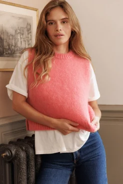 Pull sans manches Au coin du feu