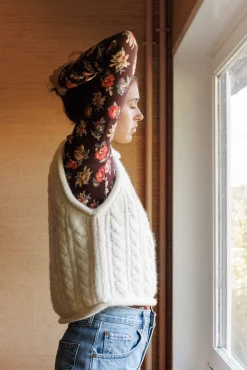 Pull sans manches Reflet d'or