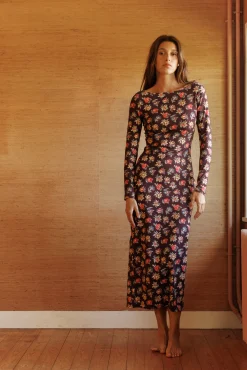 Robe longue Les joyeux bavardages