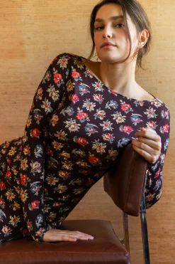 Robe longue Les joyeux bavardages