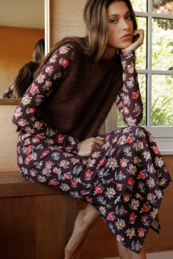 Robe longue Les joyeux bavardages