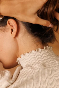 Top col montant Canopée dorée