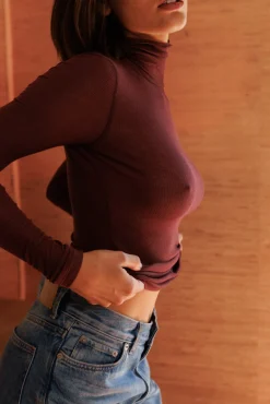 Top col montant Douce chaleur